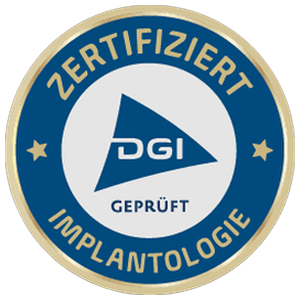 DGI-Siegel: Zertifiziert Implantologie