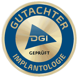 DGI-Siegel: Gutachter Implantologie